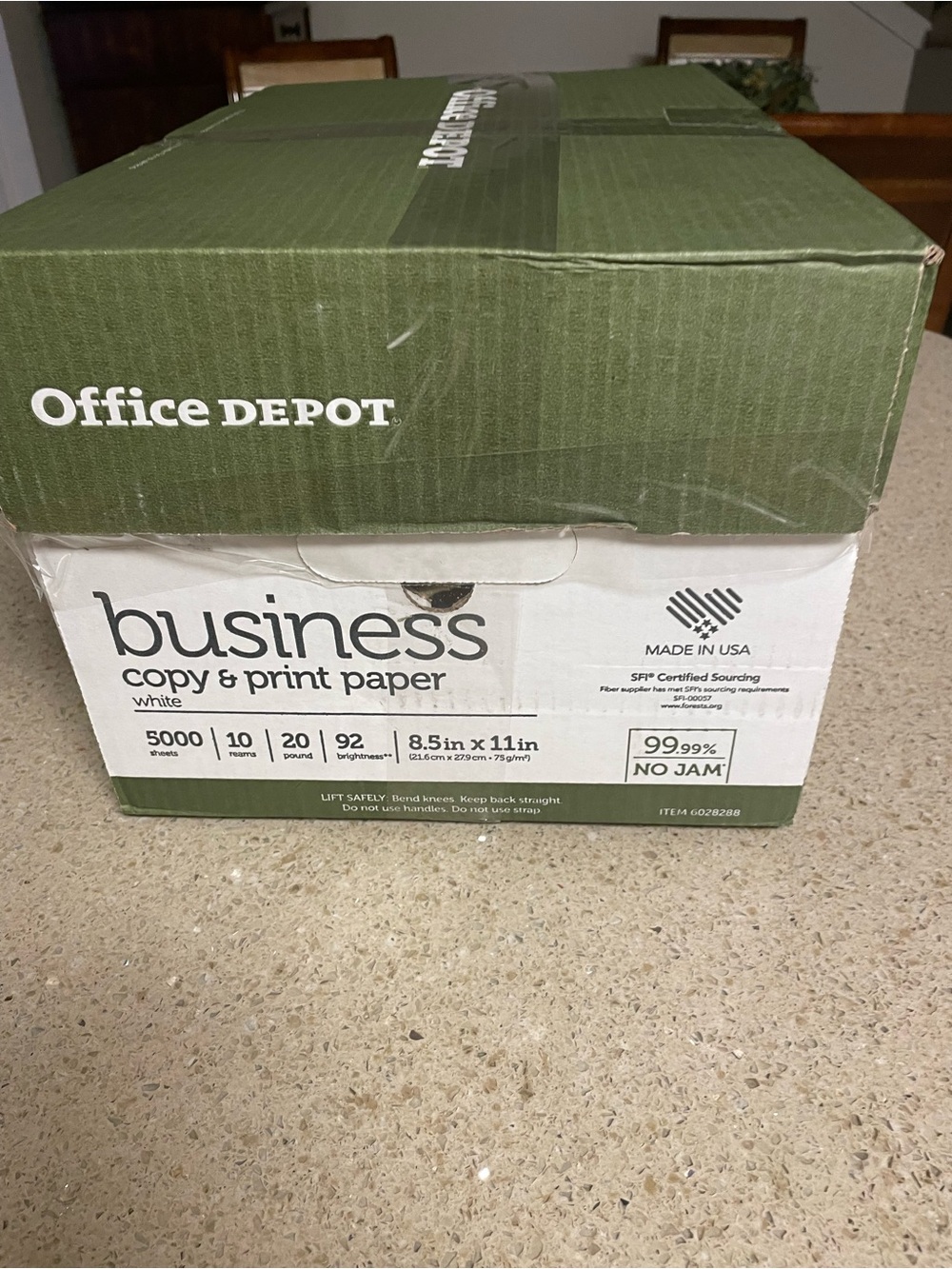 White Business Copy & Print Paper - 8.5 x 11, 92 Brightness